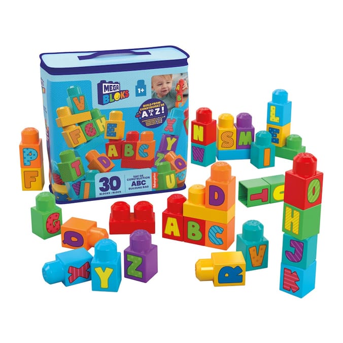 Mega Bloks ABC Building Bag 30 Blocks