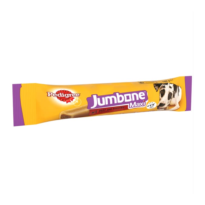 Pedigree 1 Chew Jumbone Maxi Adult Large Dog Treat 180g - Beef & Poultry
