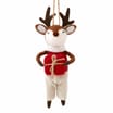 Sleigh Bells Christmas Felt Hanging Ornament Assorted