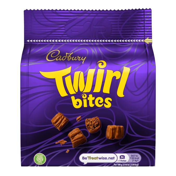Cadbury Twirl Bites Chocolate Bag 95g