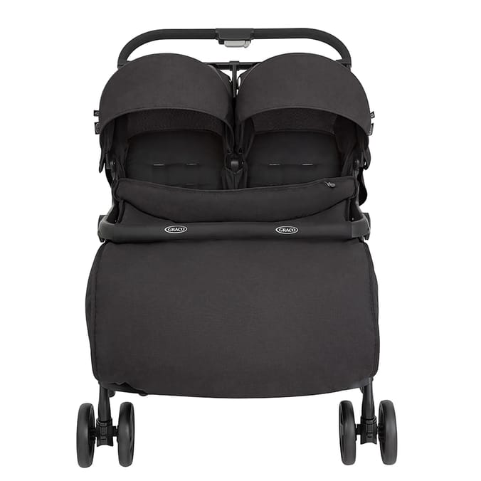 Graco Opia Twin Pushchair with Double Apron & Rain Cover