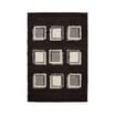 Essentials Verve Shaggy Cube Rug - Black