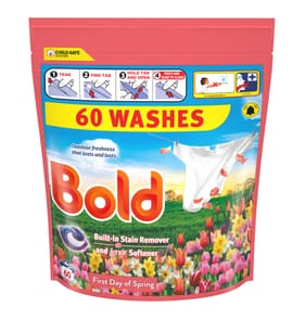 Bold Pods Washing Liquid Capsules 60 Washes - First Day of Spring