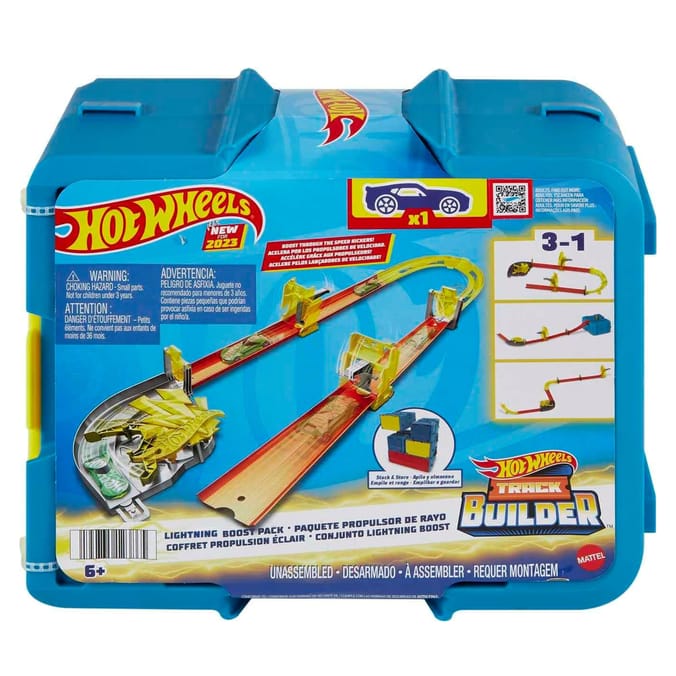 Hot Wheels Track Builder Lightning Themed Trackset