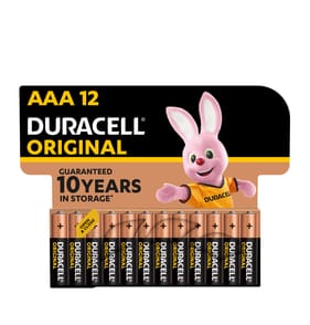 Duracell Original AAA Batteries 12 Pack