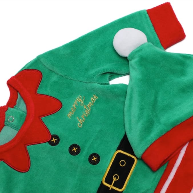Festive Fun Fleece Baby Elf Set