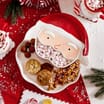 Home Collections Santa Plate With Moustache Bowl