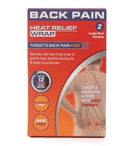 Heat Relief Wrap Waist/Back 2 Pack