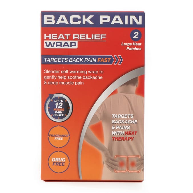 Heat Relief Wrap Waist/Back 2 Pack