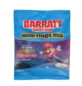 Barratt Super Mario Mini Rings Mix 120g