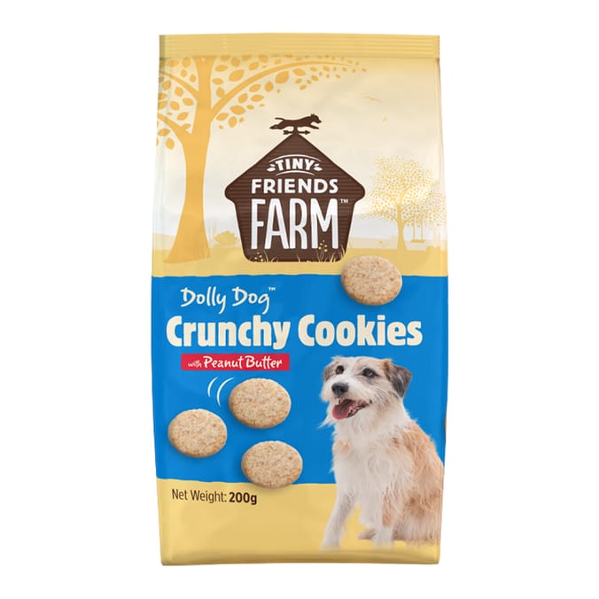 Tiny Friends Farm Crunchy Cookies With Peanut Butter 200g