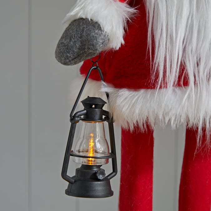 Festive Feeling Medium LED Gonk With Lantern Home Bargains