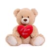 Valentines Bear with Heart Plush