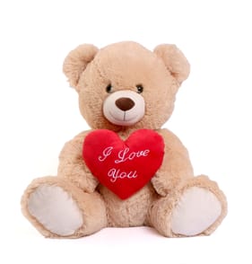 Valentines Bear with Heart Plush