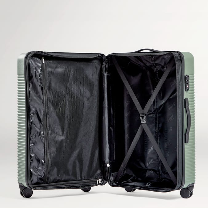 Salisburys Hard Shell Lisbon Expandable Suitcase - Green