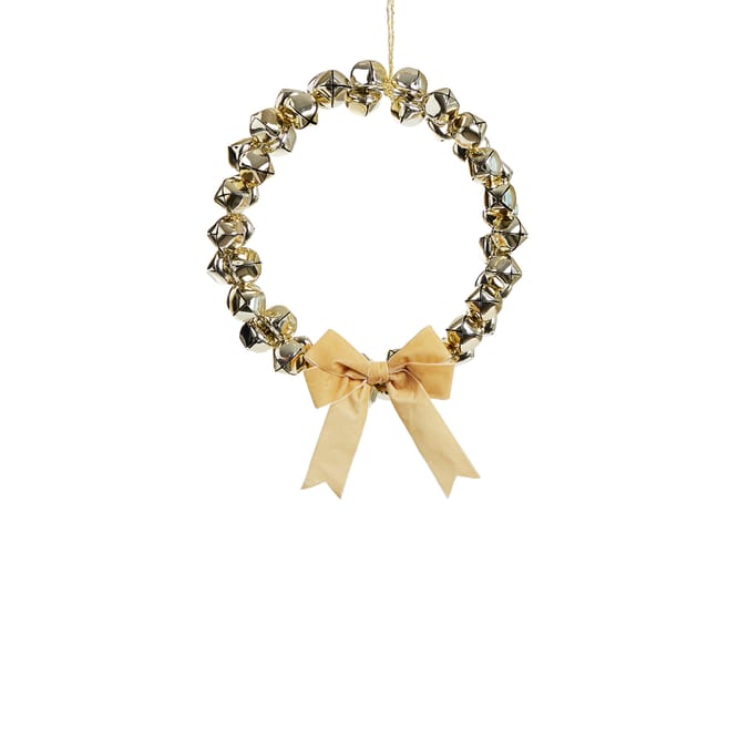  Festive Feeling Metal Bell Wreath