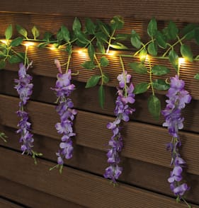 Firefly Wisteria String Solar Lights