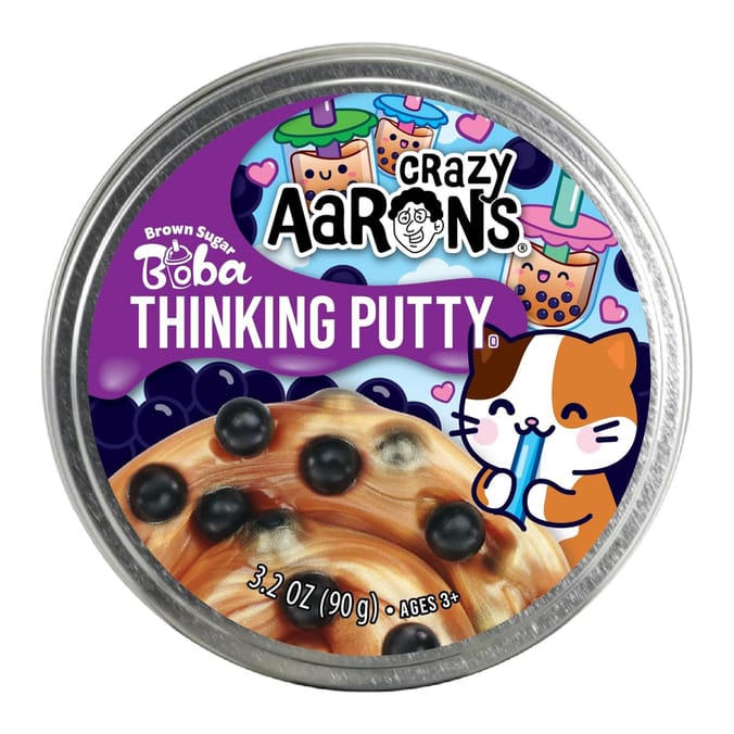 Crazy Aaron's Thinking Putty - Brown Sugar Boba
