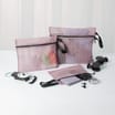  Travel Mesh Pouch Organiser 3 Pack - Pink