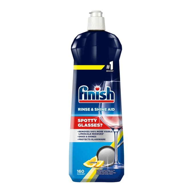 Finish Dishwasher Rinse Aid 800ml - Lemon