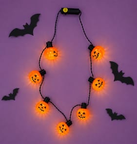 Hallow Scream Light Up Necklace