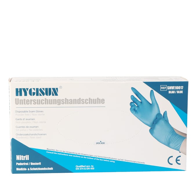 Hygisun Blue Disposable Gloves