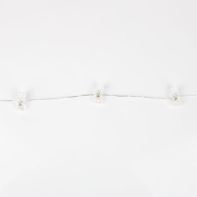 Happy Easter 20 LED Battery Operated Copper Lights