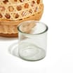 The Lifestyle Edit Bamboo Lantern LED Candle Holder