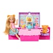 Barbie Family & Friends Club Chelsea Pop-Up Tea Party Playset With Small Doll & 10+ Accessories