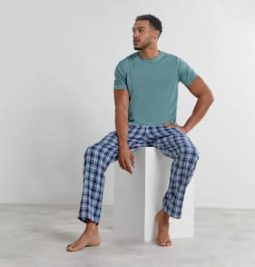 Originals Teal T-Shirt & Long Bottom Pyjama Set