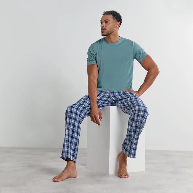 Originals Teal T-Shirt & Long Bottom Pyjama Set