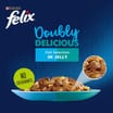 Felix Doubly Delicious Fish Selection in Jelly Wet Cat Food 12 x 100g