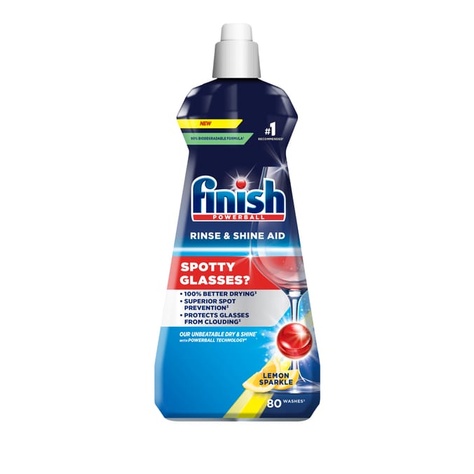 Finish Rinse & Shine Aid Lemon 400ml