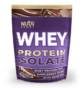 Nutri Sport Whey Protein Isolate 1kg - Chocolate