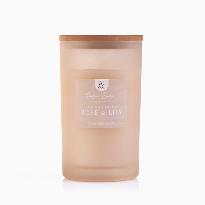 Sage Cove Scented Candle Jar 440g - Peace & Clarity