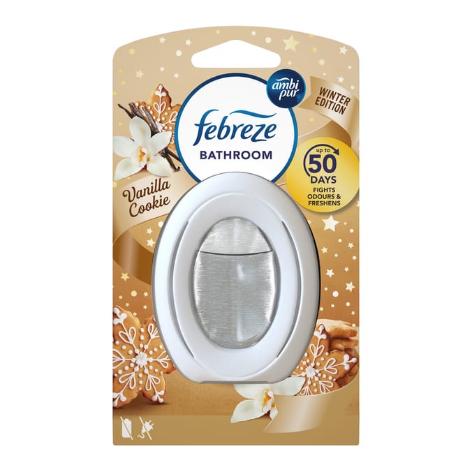 Febreze Bathroom Continuous Air Freshener 7.5ml - Vanilla Cookie