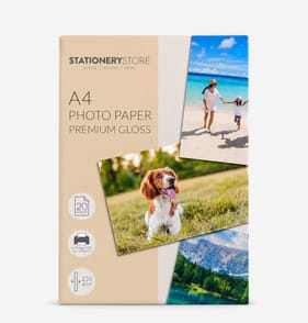 Stationery Store A4 Photo Paper 20 Sheets - Premium Gloss