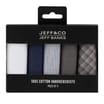 Jeff & Co By Jeff Banks 100% Cotton Handkerchiefs 5 Pack