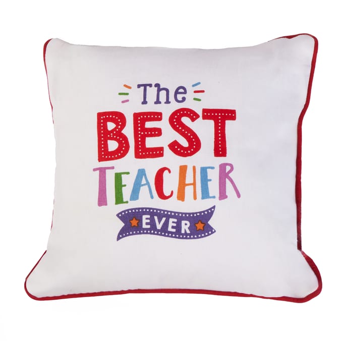 The Best Teacher Ever Cushion 30cm 