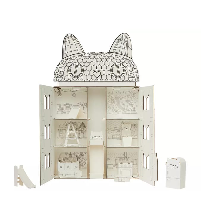 Gabby's Dollhouse Colour Your Own Dollhouse