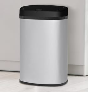 Utility Hands Free Sensor Bin 50L - Silver