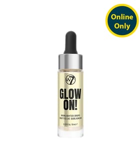 W7 Glow On! Highlighter Drop 10ml - Honeyed