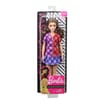 Barbie Fashionistas Doll Brunette with Freckles wearing Plaid Dress