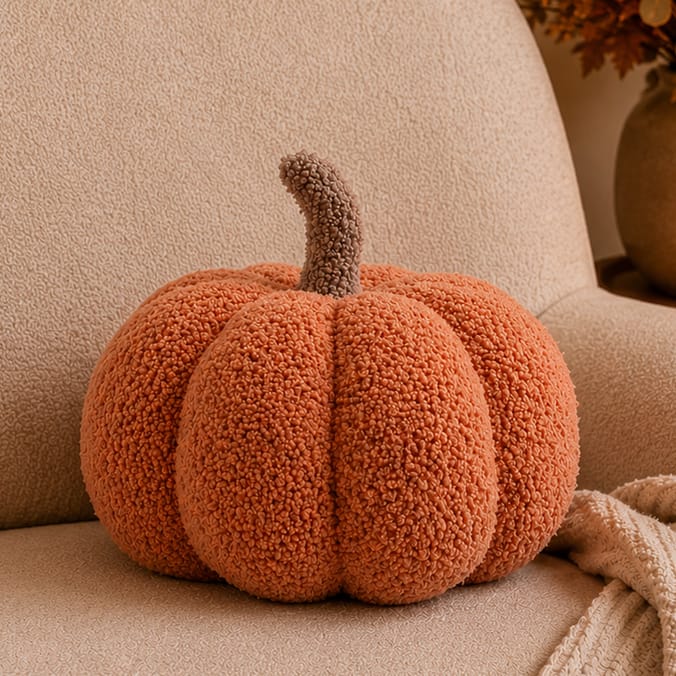 The Lifestyle Edit Harvest Pumpkin Cushion