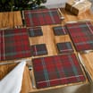 festive Feeling Placemats & Coasters - Tartan