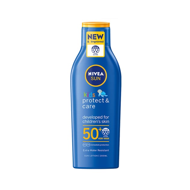 Nivea Sun Kids Protect & Care Sun Lotion 200ml SPF50+ Home Bargains