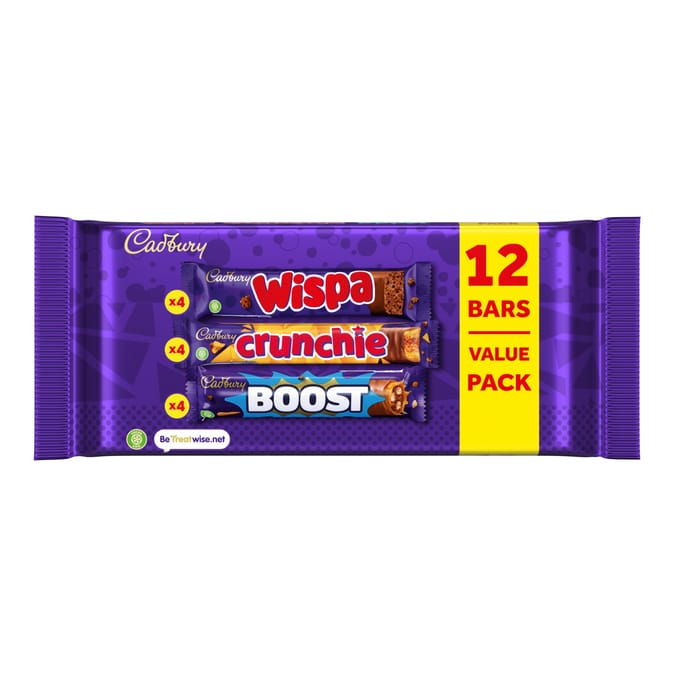 Cadbury Mixed Chocolate Multipack 12 Pack 347.2g
