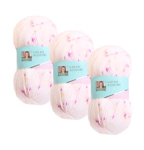 Sarah Ashford Spot Printed Yarn 3 Pack - Pink