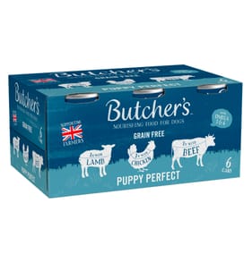 Butcher's Puppy Perfect Wet Dog Food Tins 6 x 400g