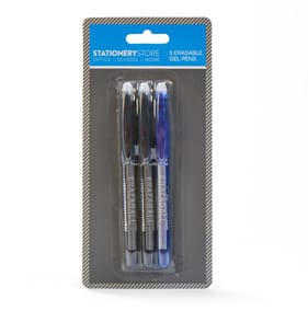 Stationery Store 3 Erasable Gel Pens x2